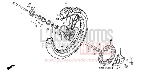 ROUE AVANT NX2502P de 1993